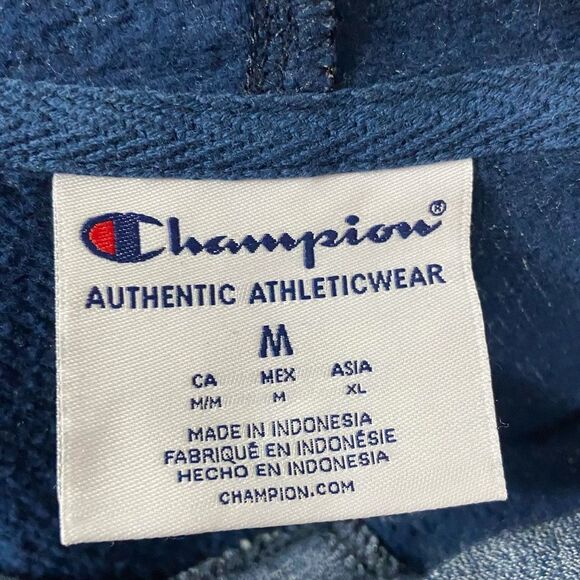 Champion Blue Pullover Athletic Hoodie - Picture 3 of 3